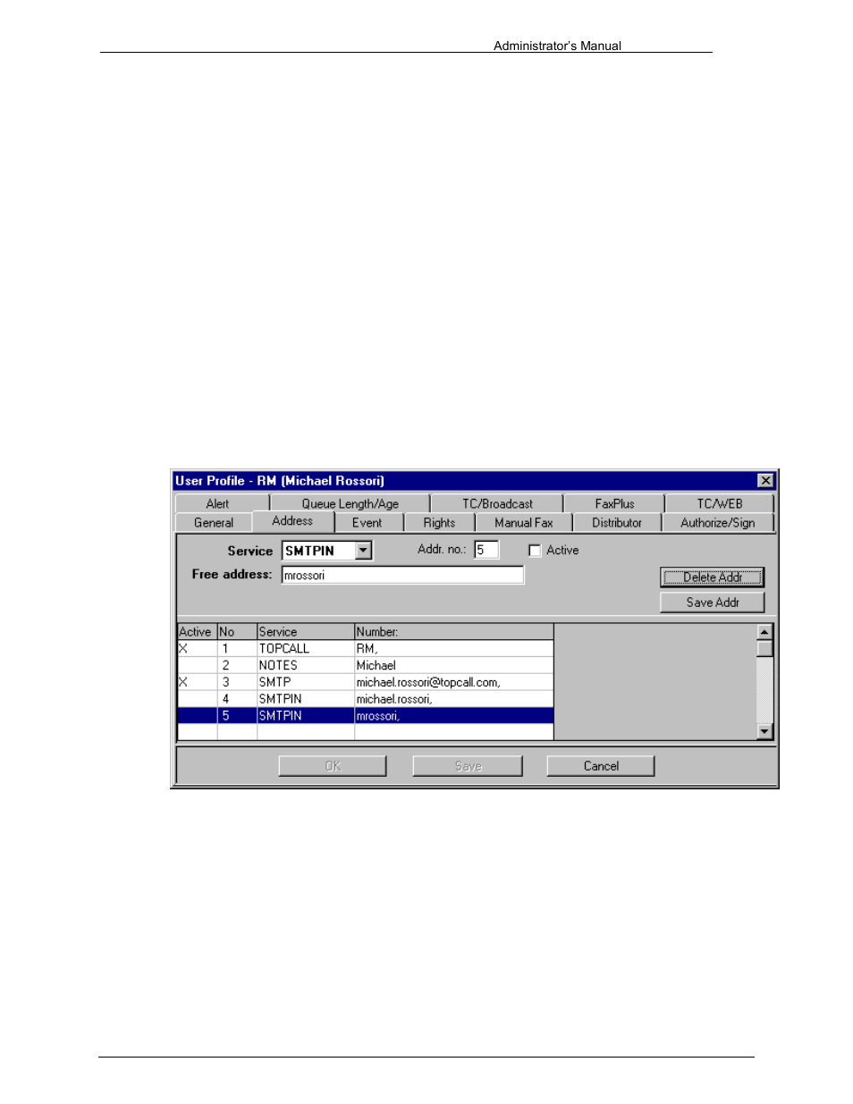 Number locking, Address, 2 address | Kofax Communication Server 9.1 User Manual | Page 25 / 203