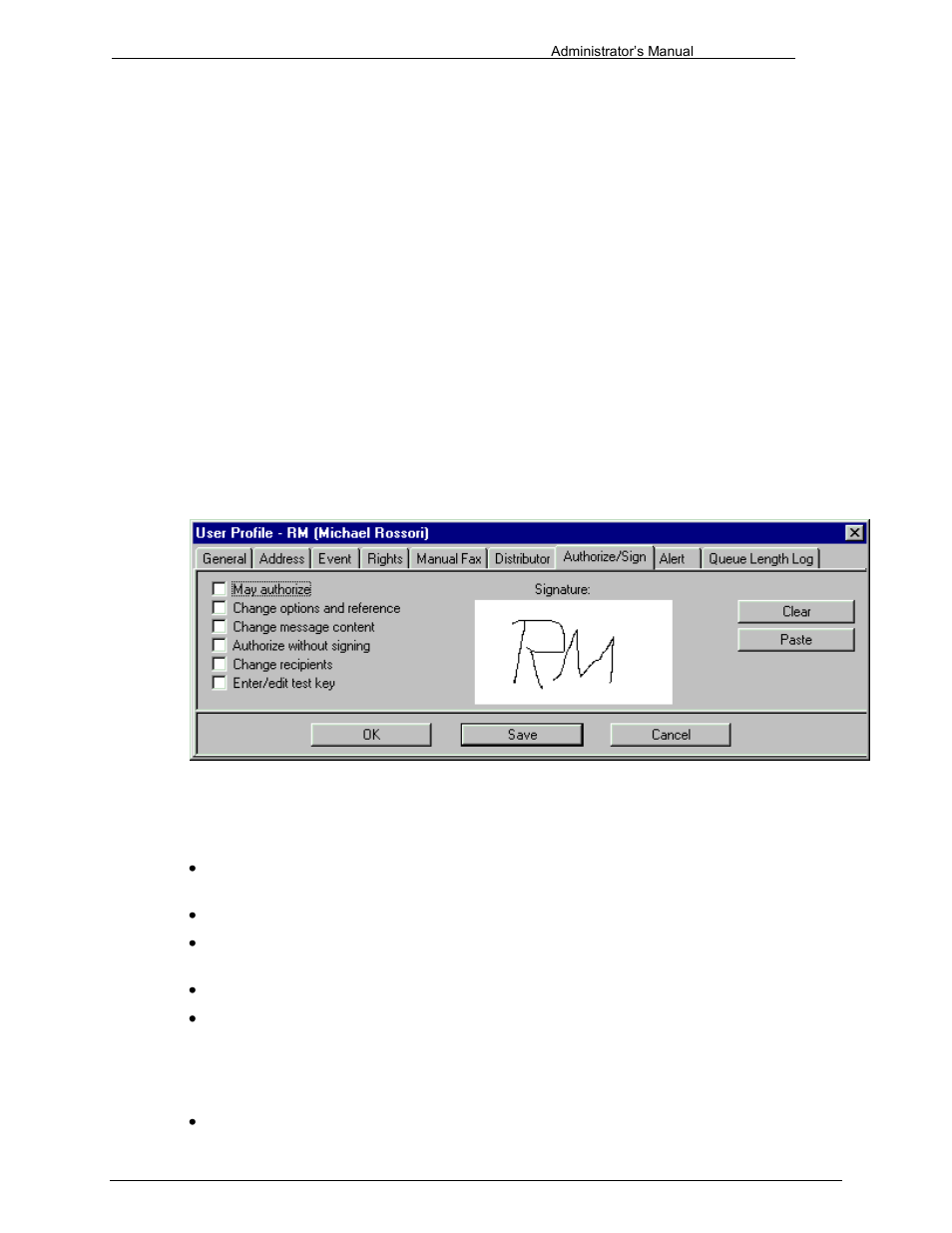 Split message, Change message content, Edit/view key system fields | Authorize / sign, May authorize, 7 authorize / sign | Kofax Communication Server 9.1 User Manual | Page 36 / 203