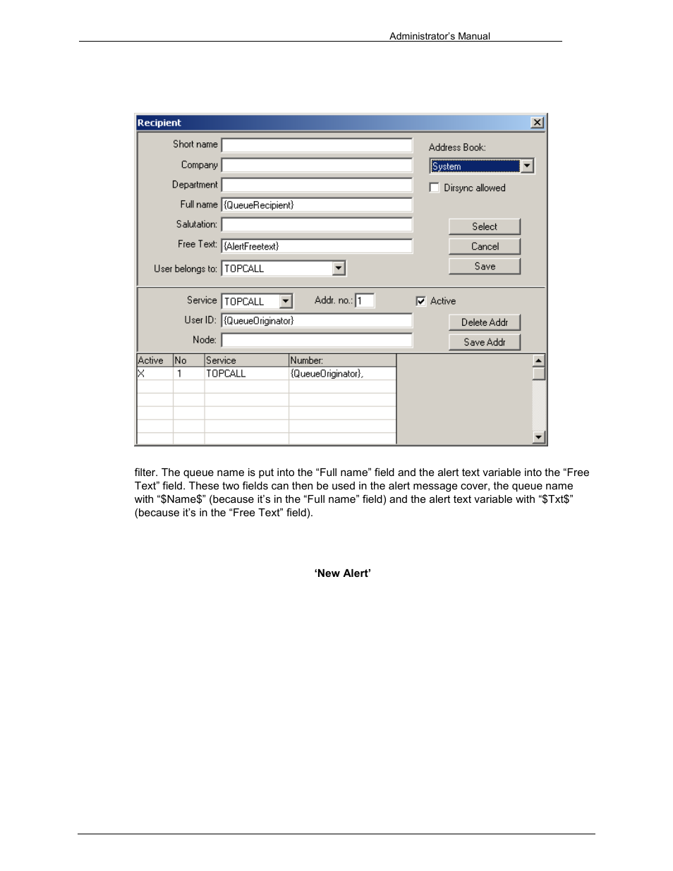 Create a queue age alert | Kofax Communication Server 9.1 User Manual | Page 45 / 203