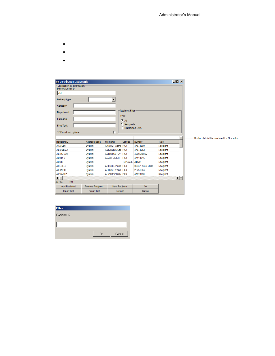 Tc/broadcast options | Kofax Communication Server 9.1 User Manual | Page 68 / 203