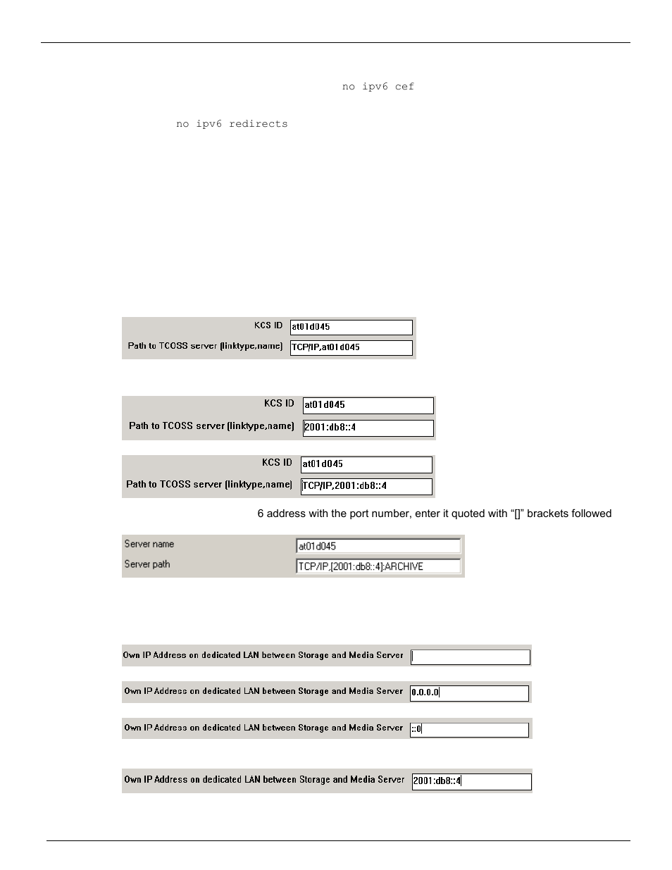 How to set up kcs for ipv6, 6 how to set up kcs for ipv6 | Kofax Communication Server 9.1 User Manual | Page 66 / 130