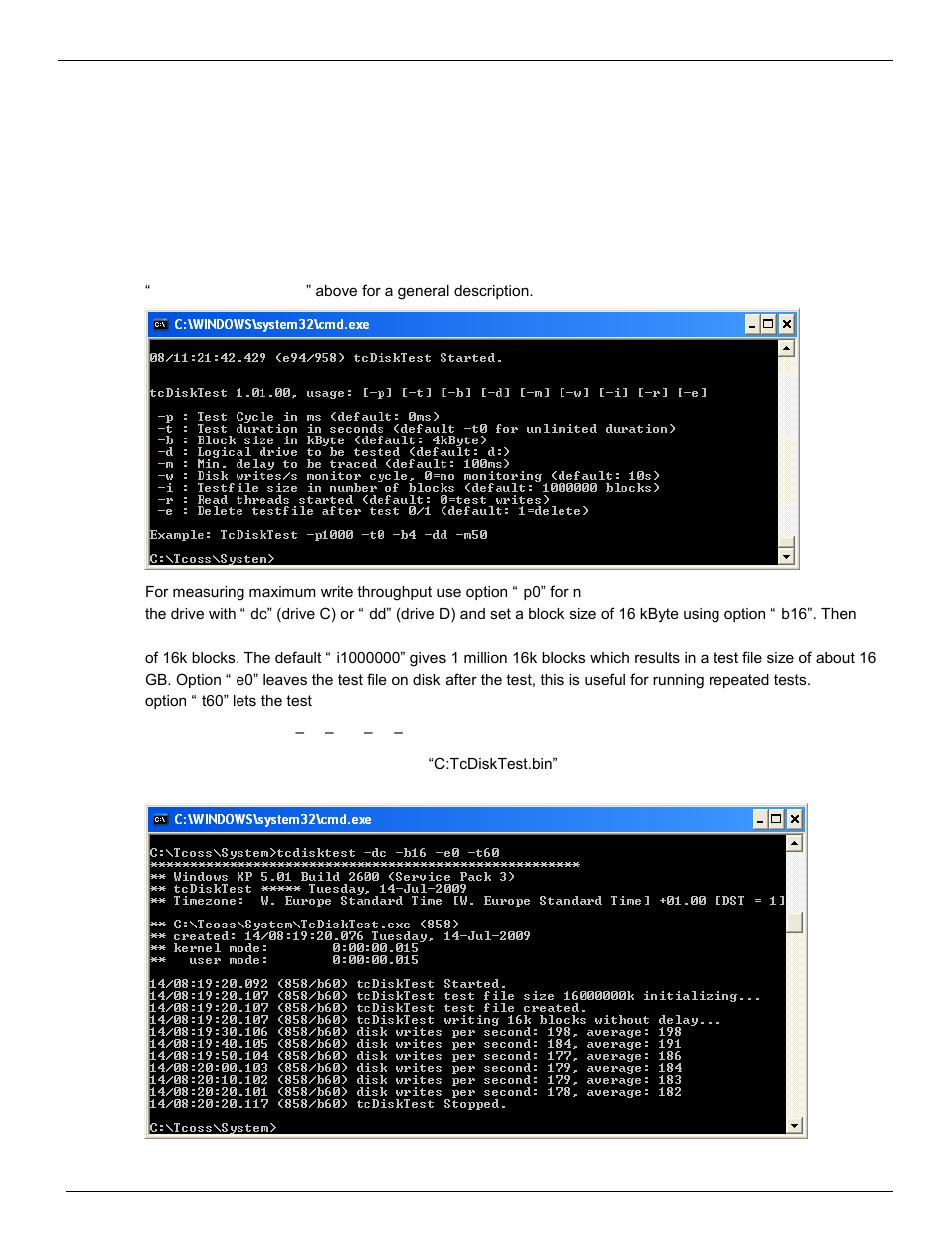 Hard disk performance measurement | Kofax Communication Server 9.1 User Manual | Page 80 / 130