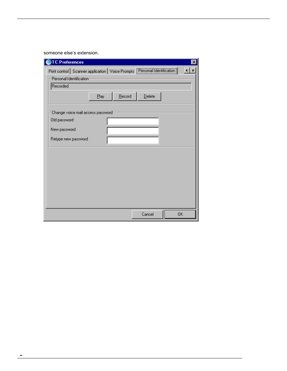 Personal identification, Speech profiles | Kofax Communication Server 9.1 User Manual | Page 94 / 113