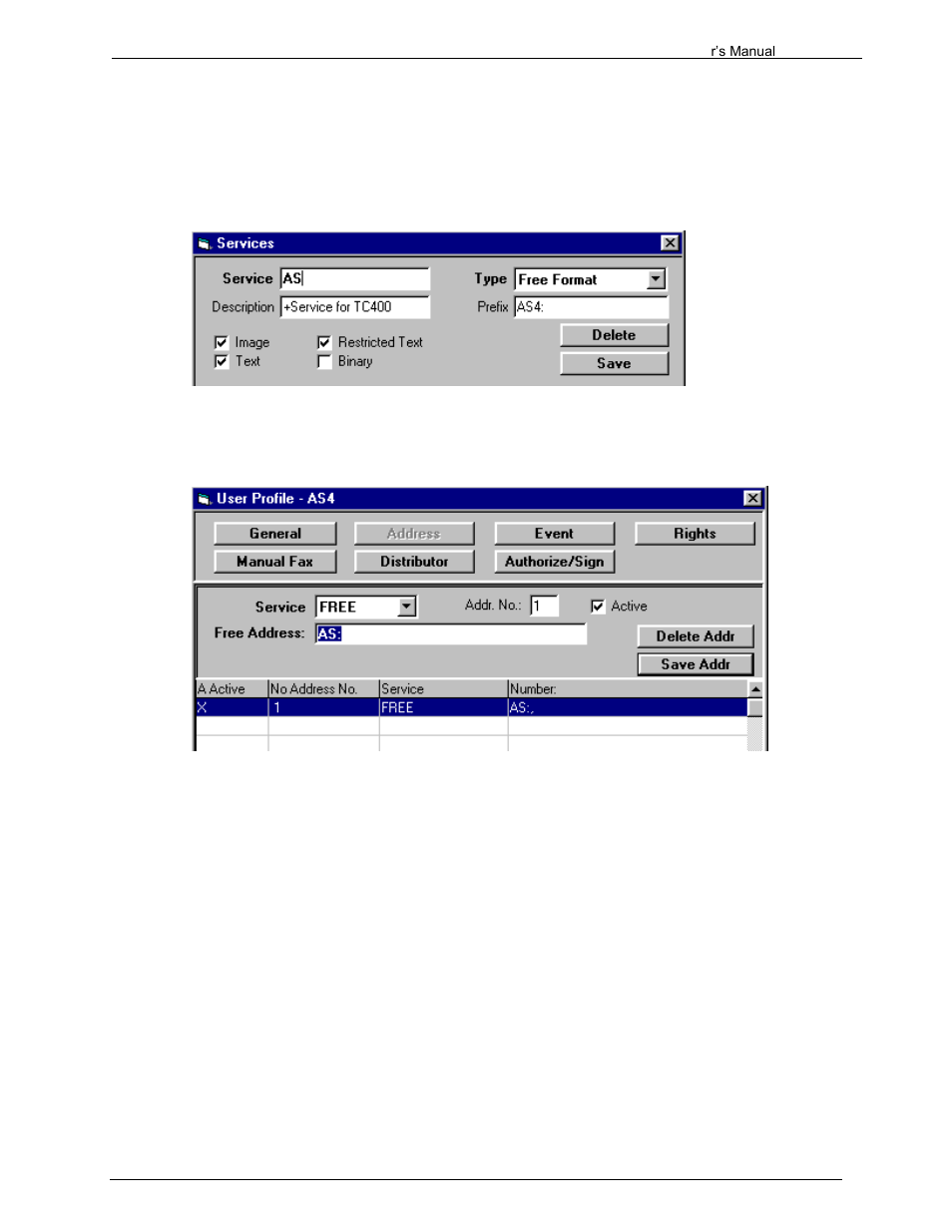 1 configuration example for tc/400 | Kofax Communication Server 9.1.1 User Manual | Page 111 / 204