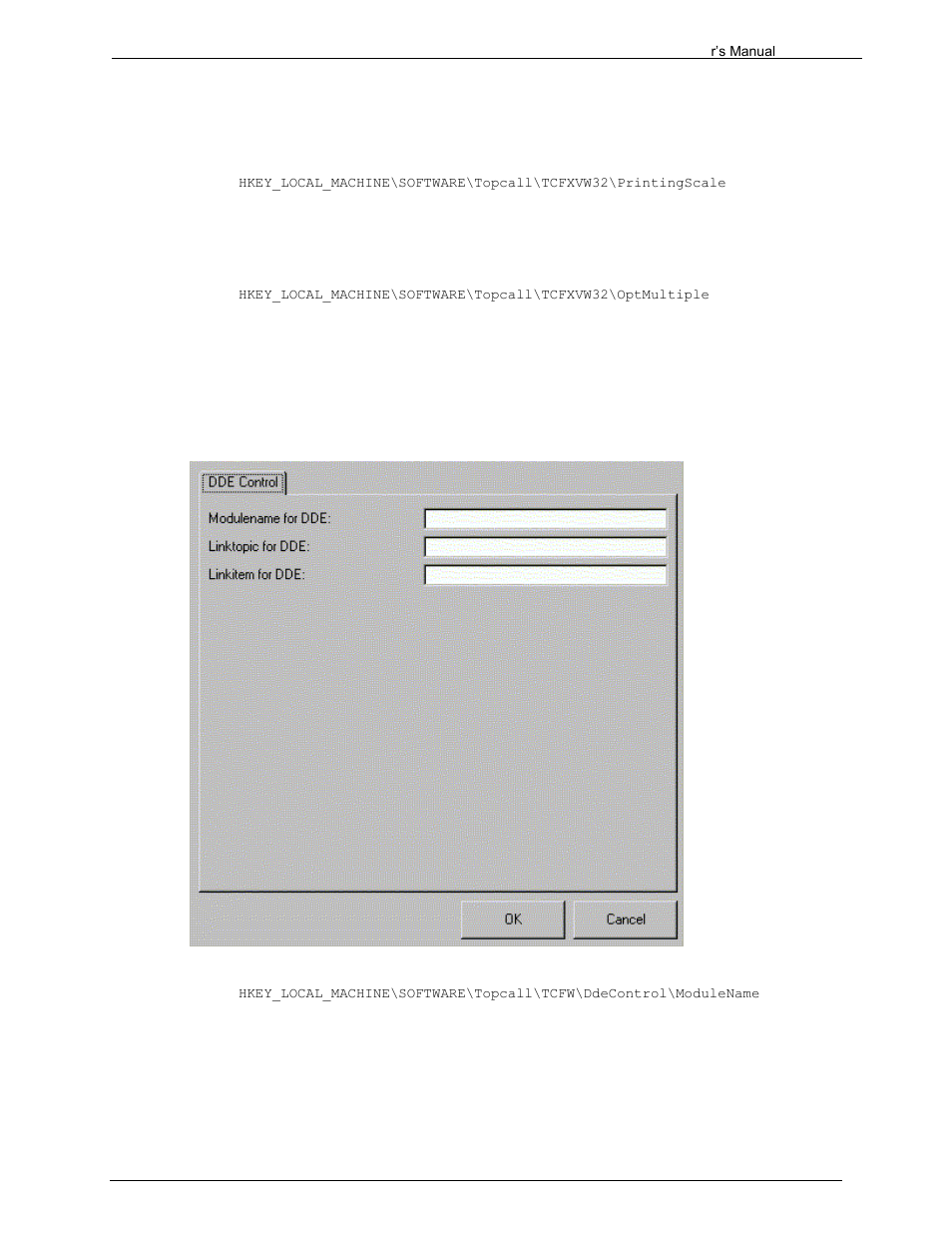 3 printing scale, 11 tcfw, 1 dde control | Kofax Communication Server 9.1.1 User Manual | Page 140 / 204