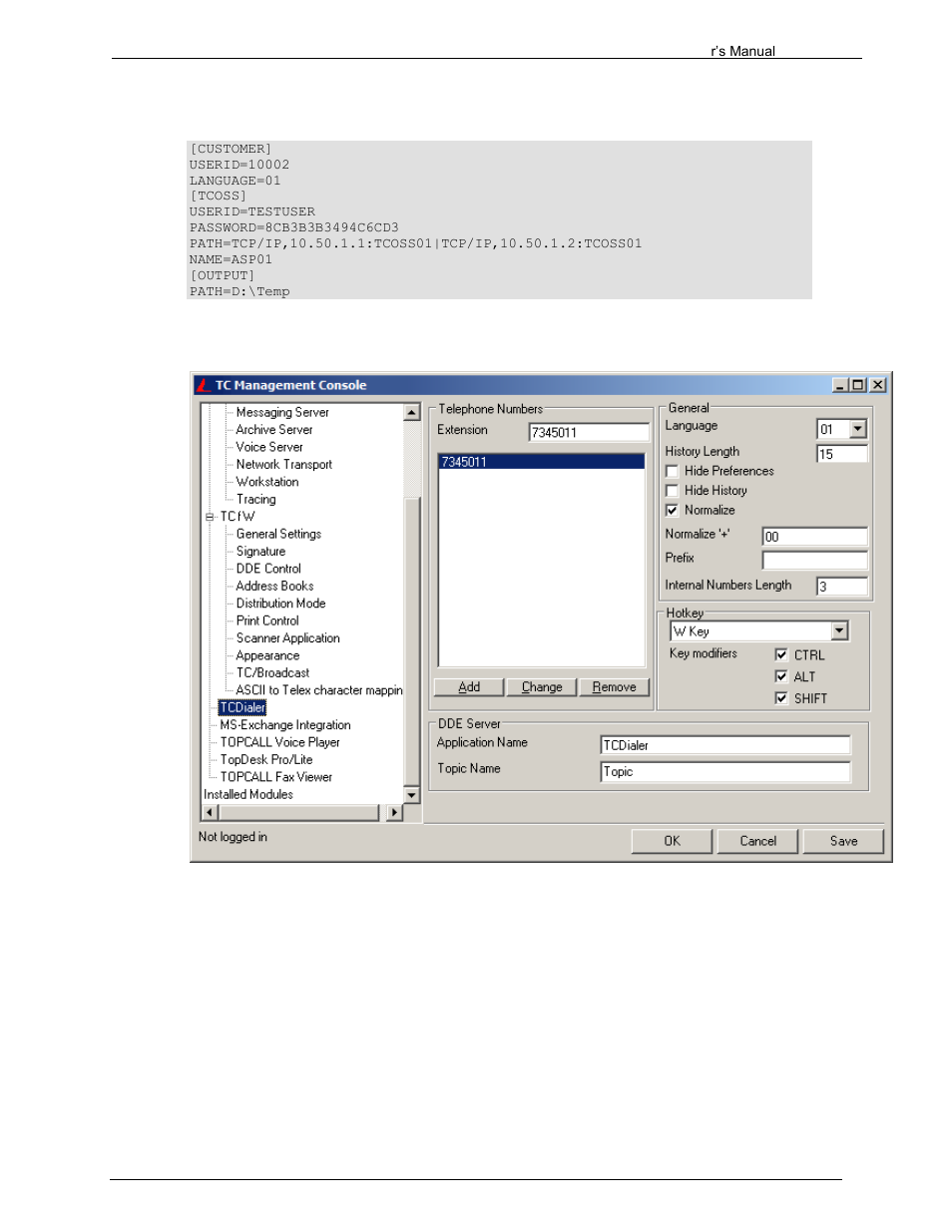 12 tcdialer configuration | Kofax Communication Server 9.1.1 User Manual | Page 156 / 204