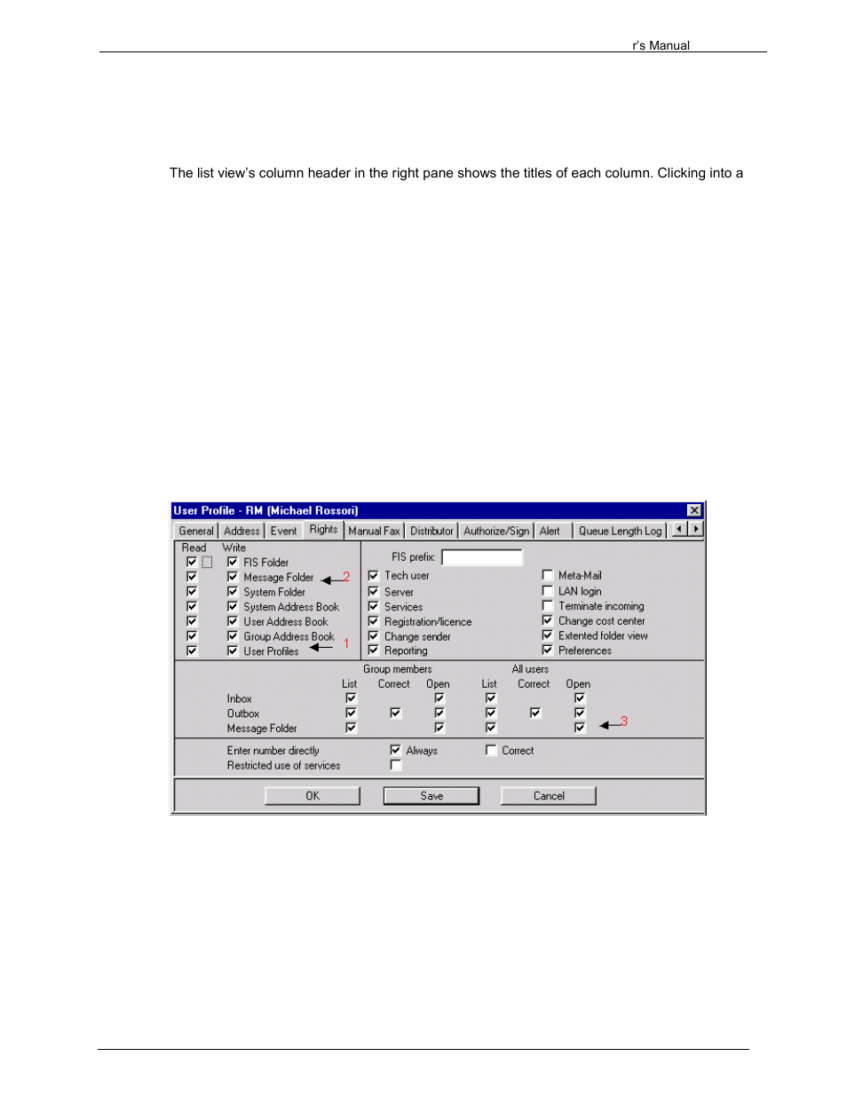 3 filters, 4 distribution lists, 1 necessary user rights | Kofax Communication Server 9.1.1 User Manual | Page 172 / 204