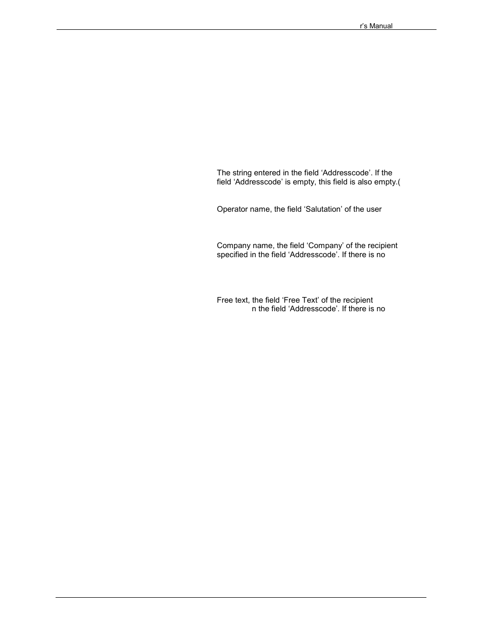2 header fields, 3 header handling | Kofax Communication Server 9.1.1 User Manual | Page 175 / 204