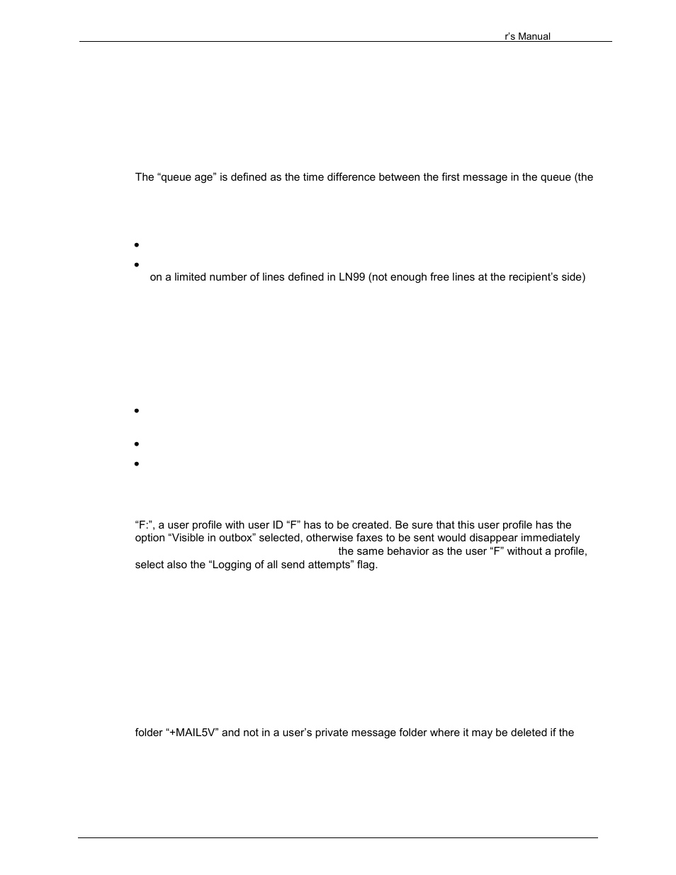 1 queue length, 2 queue age, 9 user interface | 1 create a user profile, 2 create a warning message | Kofax Communication Server 9.1.1 User Manual | Page 39 / 204