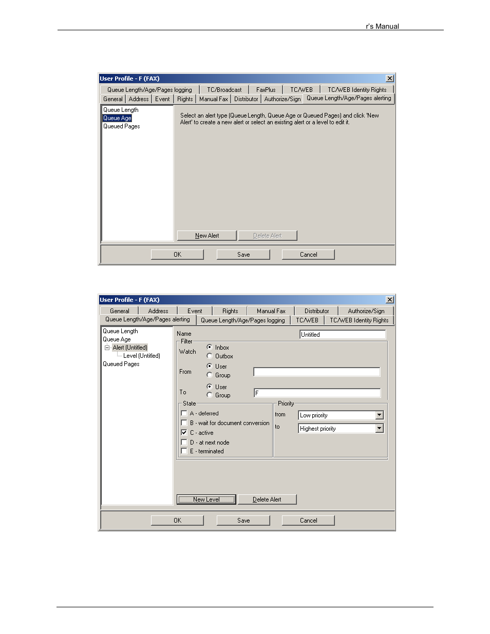 1 alert levels | Kofax Communication Server 9.1.1 User Manual | Page 47 / 204