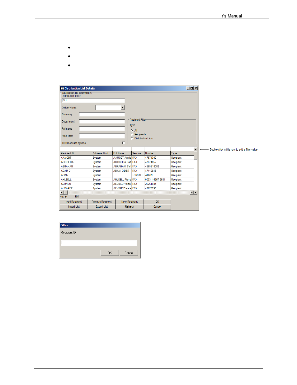 3 tc/broadcast options | Kofax Communication Server 9.1.1 User Manual | Page 69 / 204