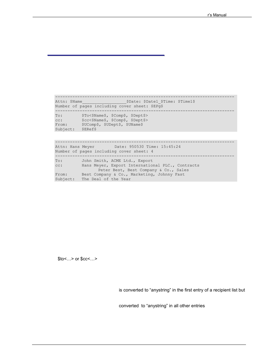 Creating cover sheets | Kofax Communication Server 9.1.1 User Manual | Page 85 / 204