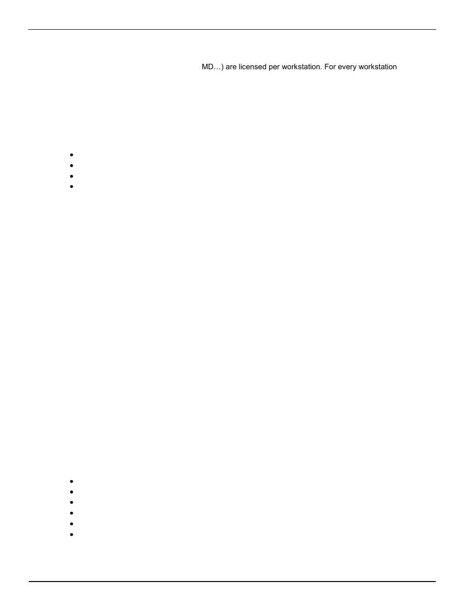 3 other link licenses, 4 image licenses, 5 server licensing | 1 channels and disk size, 2 channel licenses, Server licensing | Kofax Communication Server 9.1.1 User Manual | Page 115 / 127