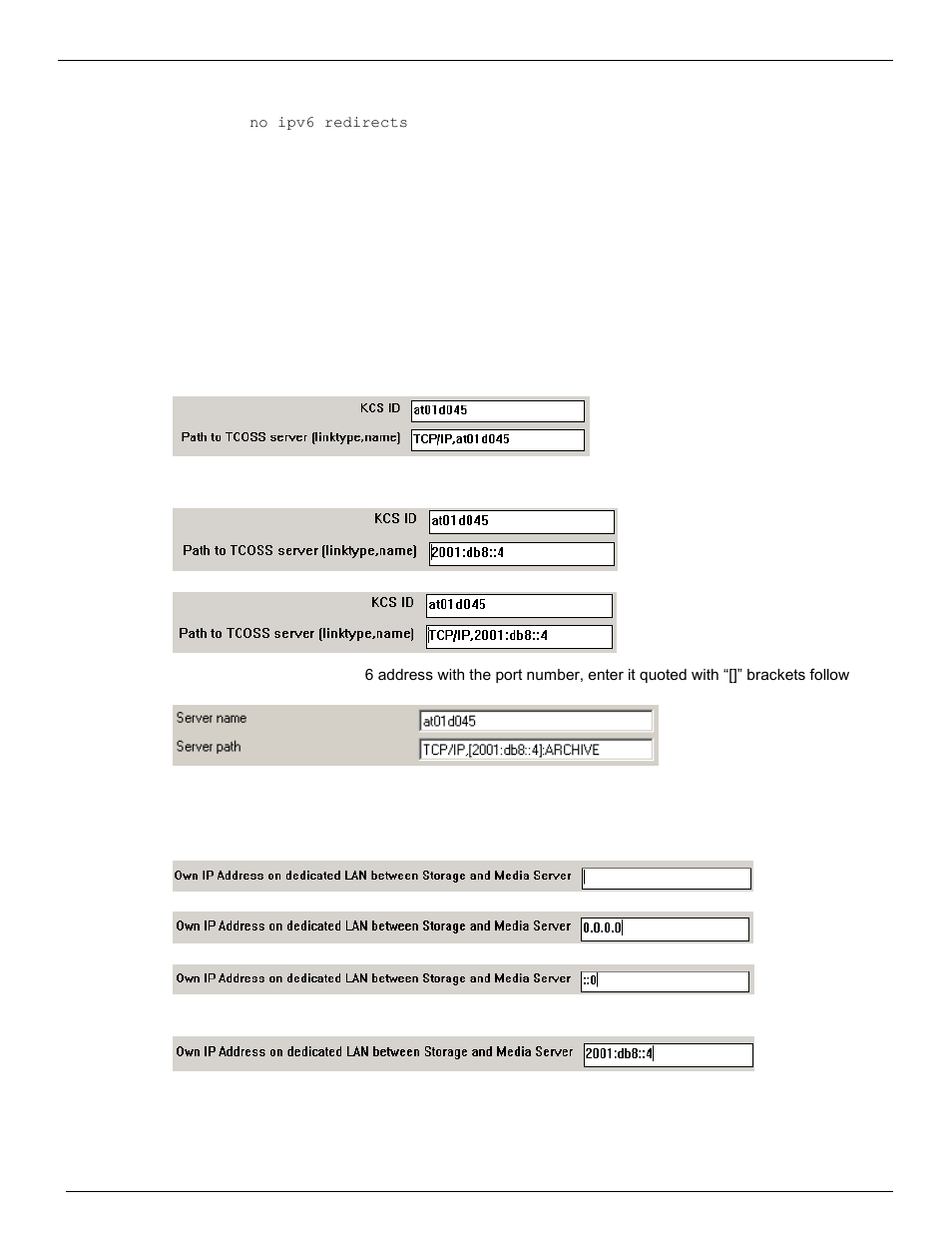 6 how to set up kcs for ipv6, How to set up kcs for ipv6 | Kofax Communication Server 9.1.1 User Manual | Page 66 / 127