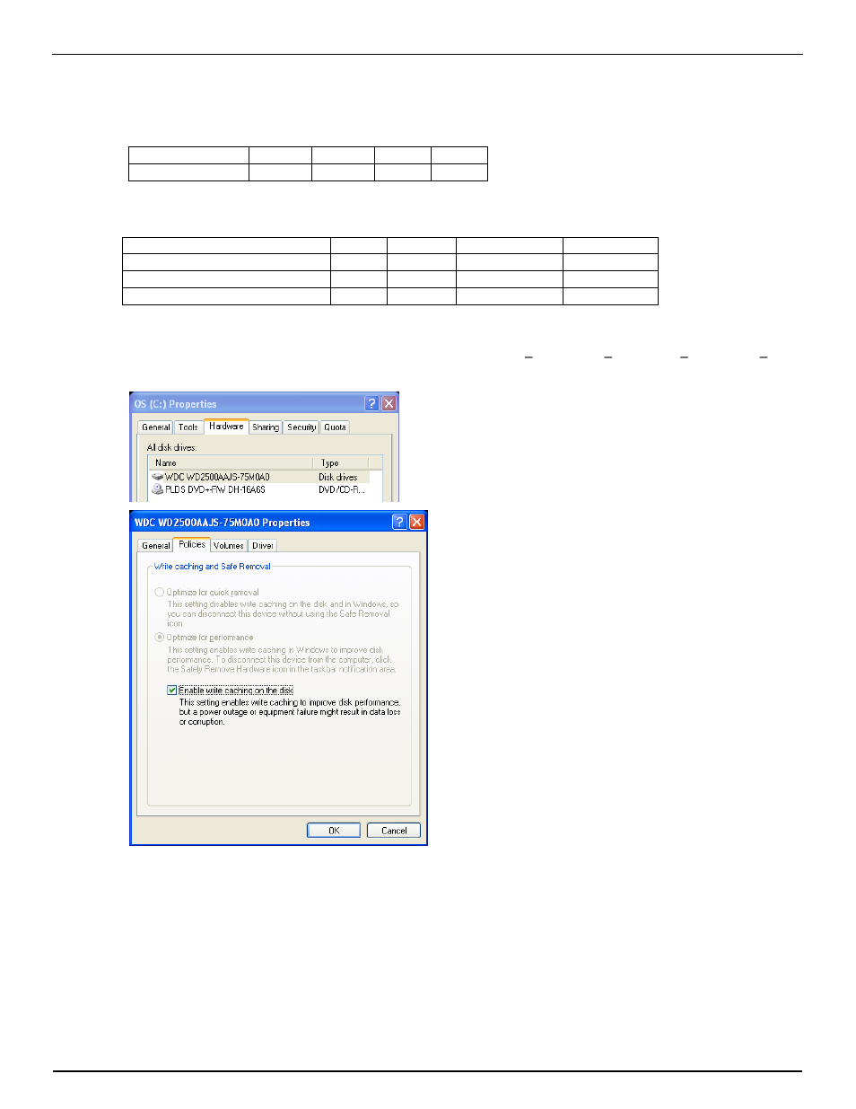 Hard disk write cache, Hw raid configurations | Kofax Communication Server 9.1.1 User Manual | Page 77 / 127