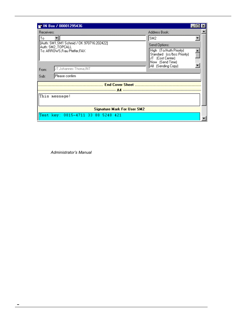 24 inserting signatures with winword | Kofax Communication Server 9.1.1 User Manual | Page 56 / 114