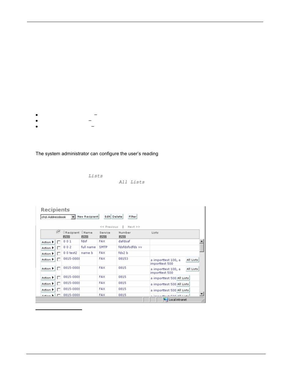 5 recipients, 1 address books | Kofax Communication Server 9.1.1 User Manual | Page 32 / 85