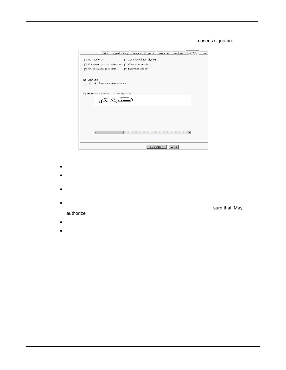 6 authorize/signature settings | Kofax Communication Server 9.1.1 User Manual | Page 78 / 85