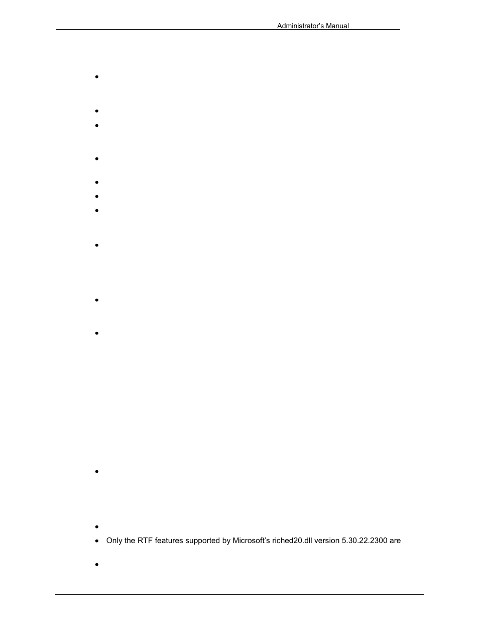 4 windows vista and later, 5 windows 8 and later, 6 tcmc | 7 rich text covers | Kofax Communication Server 9.2.0 User Manual | Page 200 / 203