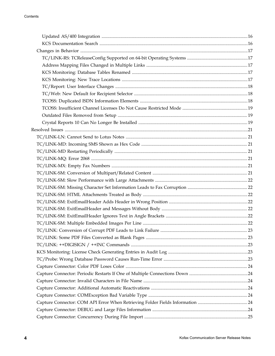 Kofax Communication Server 9.2.0 User Manual | Page 4 / 54