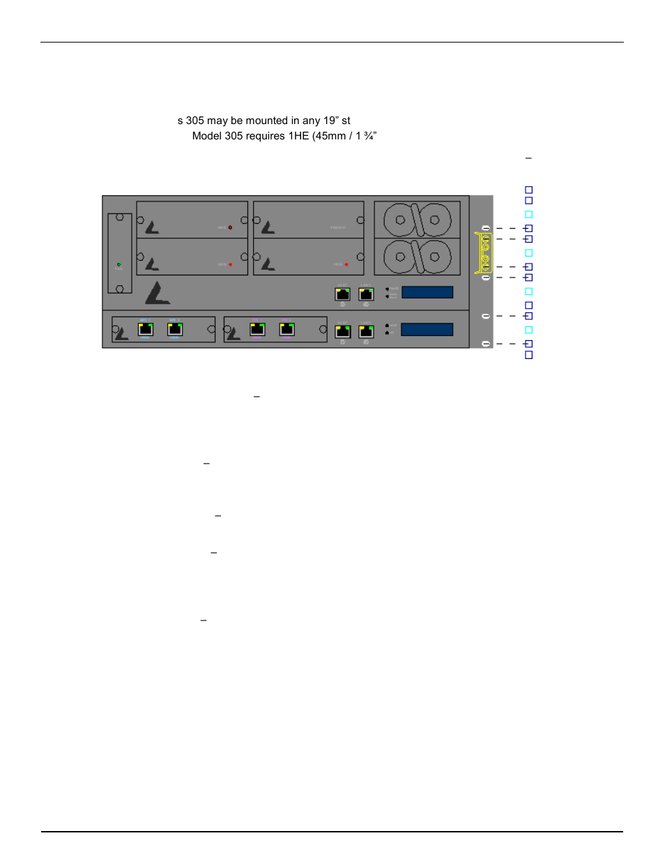 Rack mounting, Operating temperature, 3 rack mounting | 4 operating temperature | Kofax Communication Server 9.2.0 User Manual | Page 111 / 126