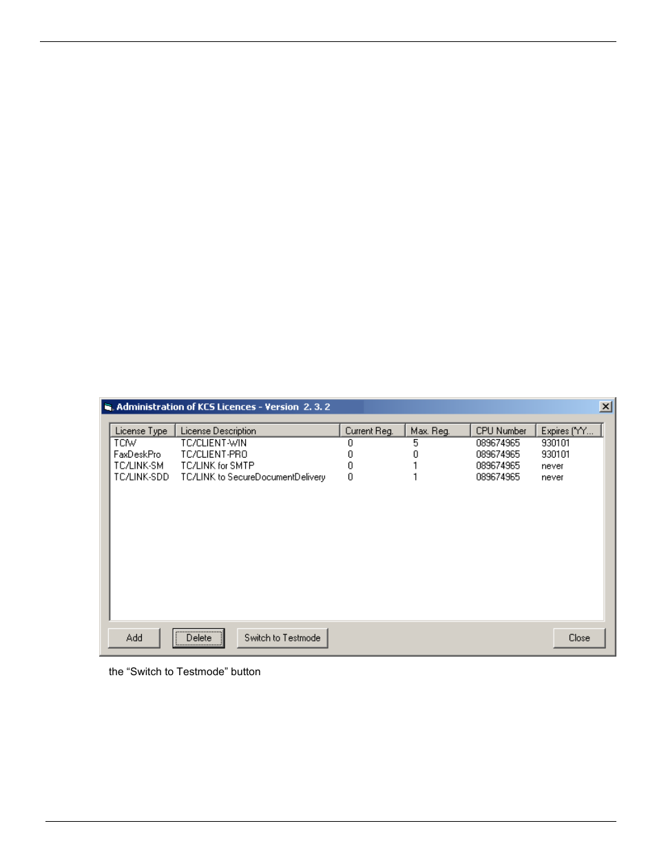 Tc/archive, Jukebox license, Test mode | 6 tc/archive, 7 jukebox license, 8 test mode | Kofax Communication Server 9.2.0 User Manual | Page 116 / 126