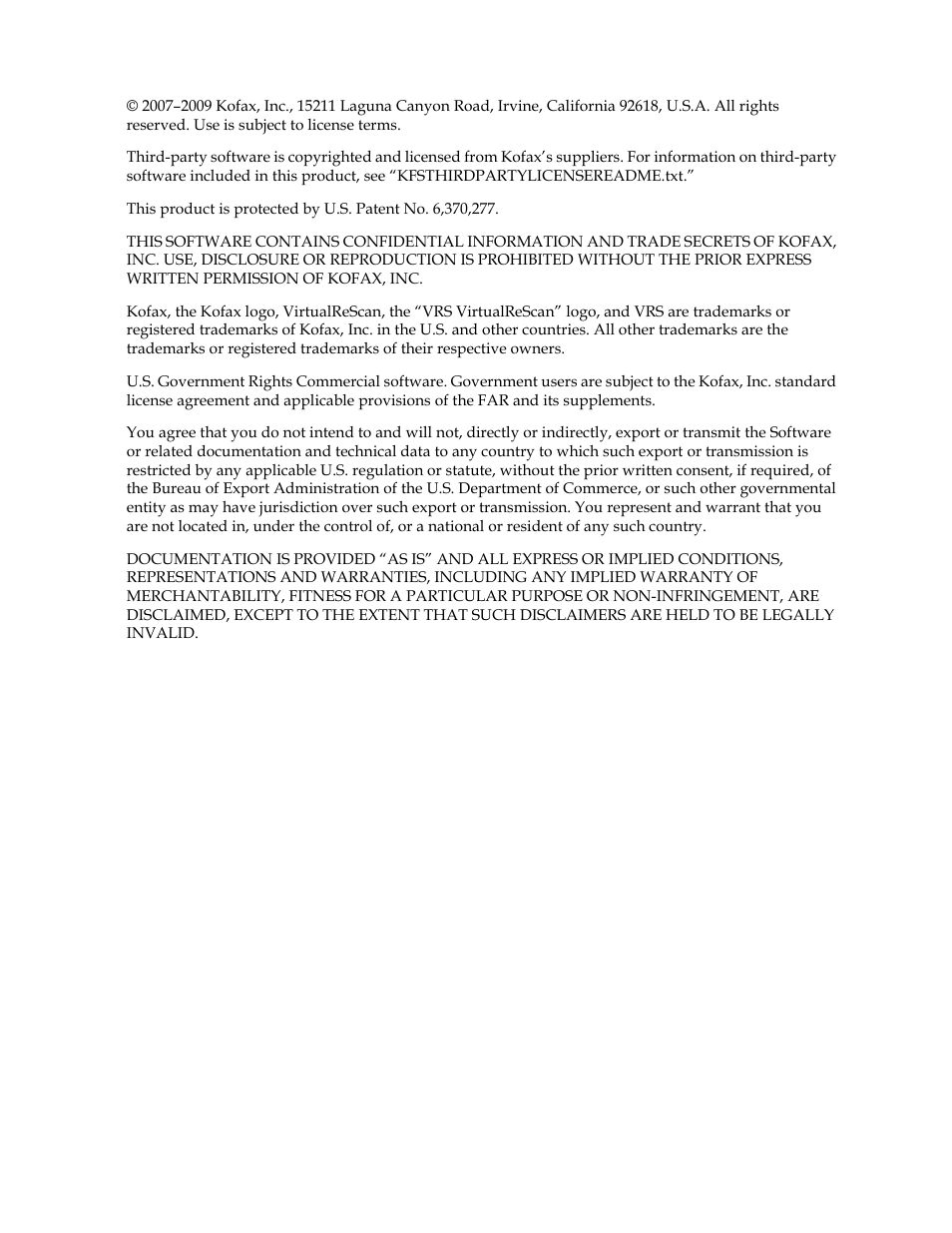 Kofax Front-Office Server 2.7 User Manual | Page 2 / 14