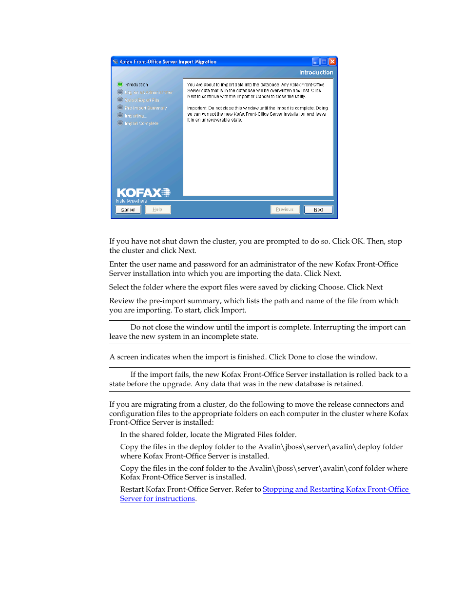 Kofax Front-Office Server 3.0 User Manual | Page 38 / 46