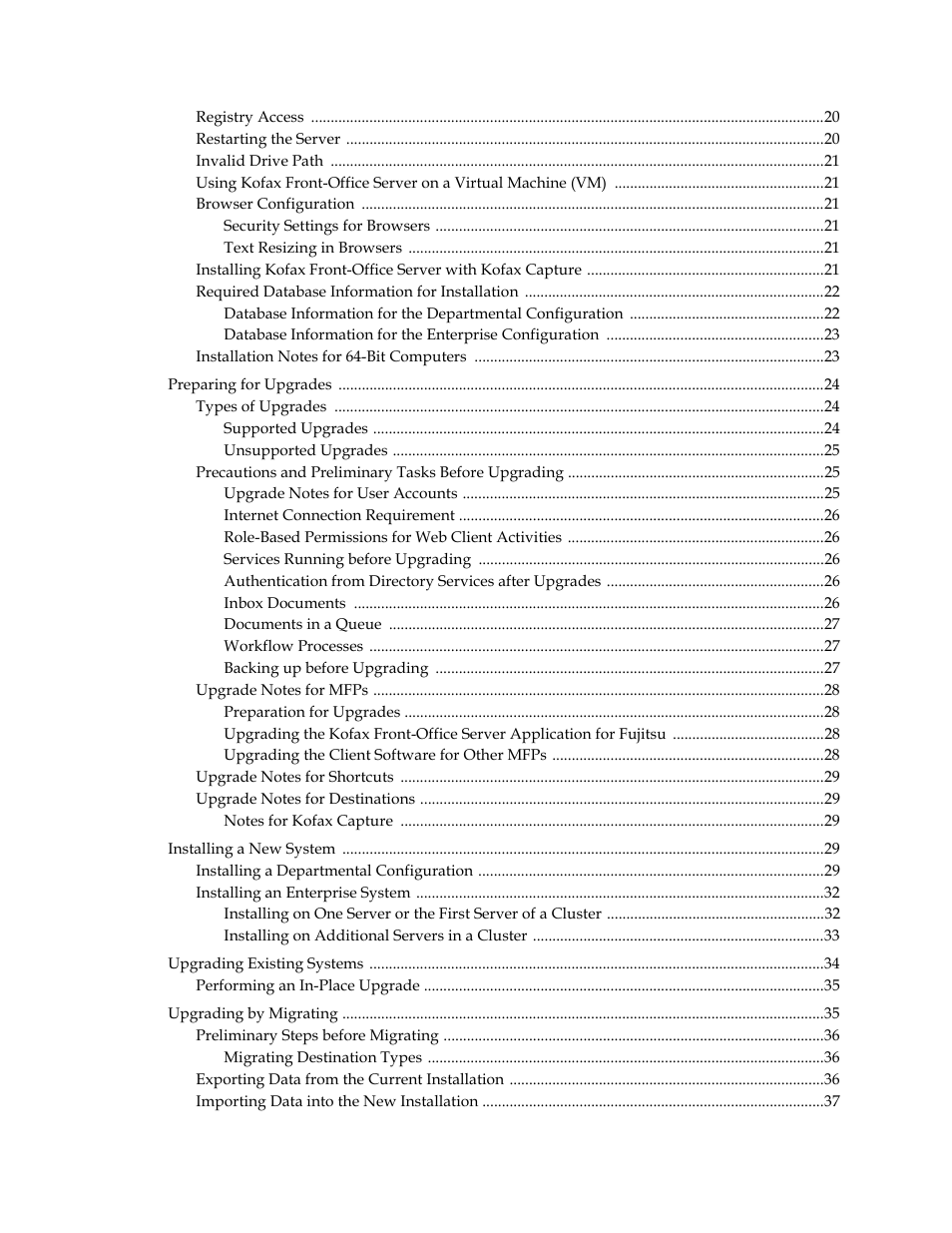 Kofax Front-Office Server 3.0 User Manual | Page 4 / 46