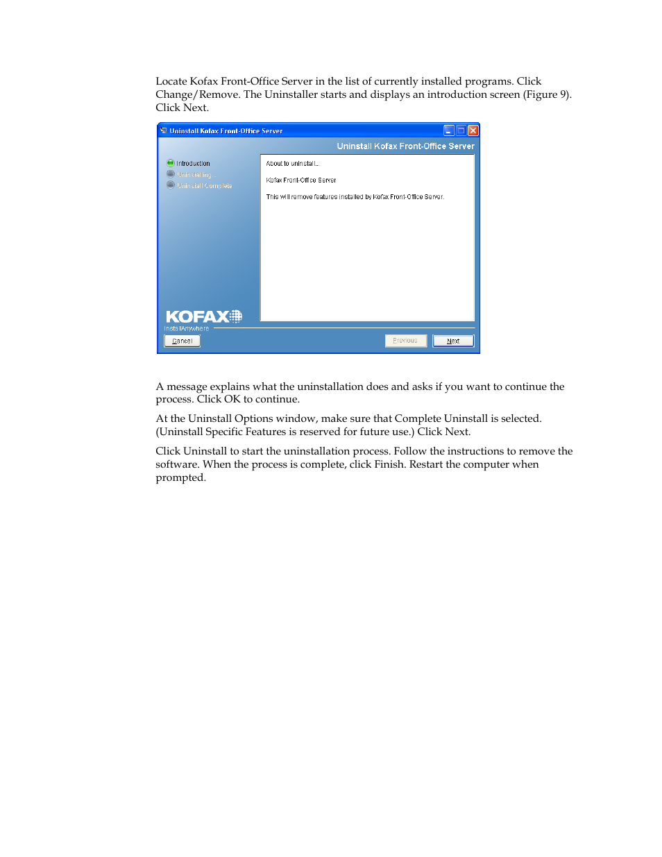 Kofax Front-Office Server 3.0 User Manual | Page 44 / 46