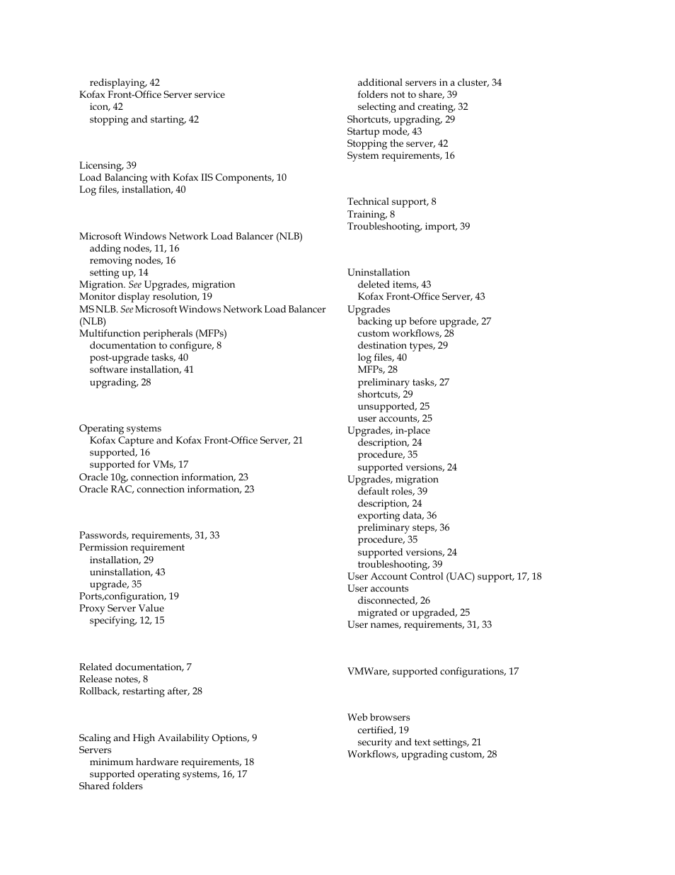 Kofax Front-Office Server 3.0 User Manual | Page 46 / 46