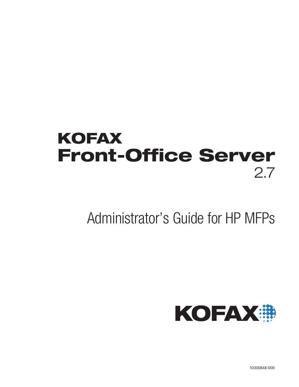 Kofax Document Exchange Server 2.5 User Manual | 20 pages