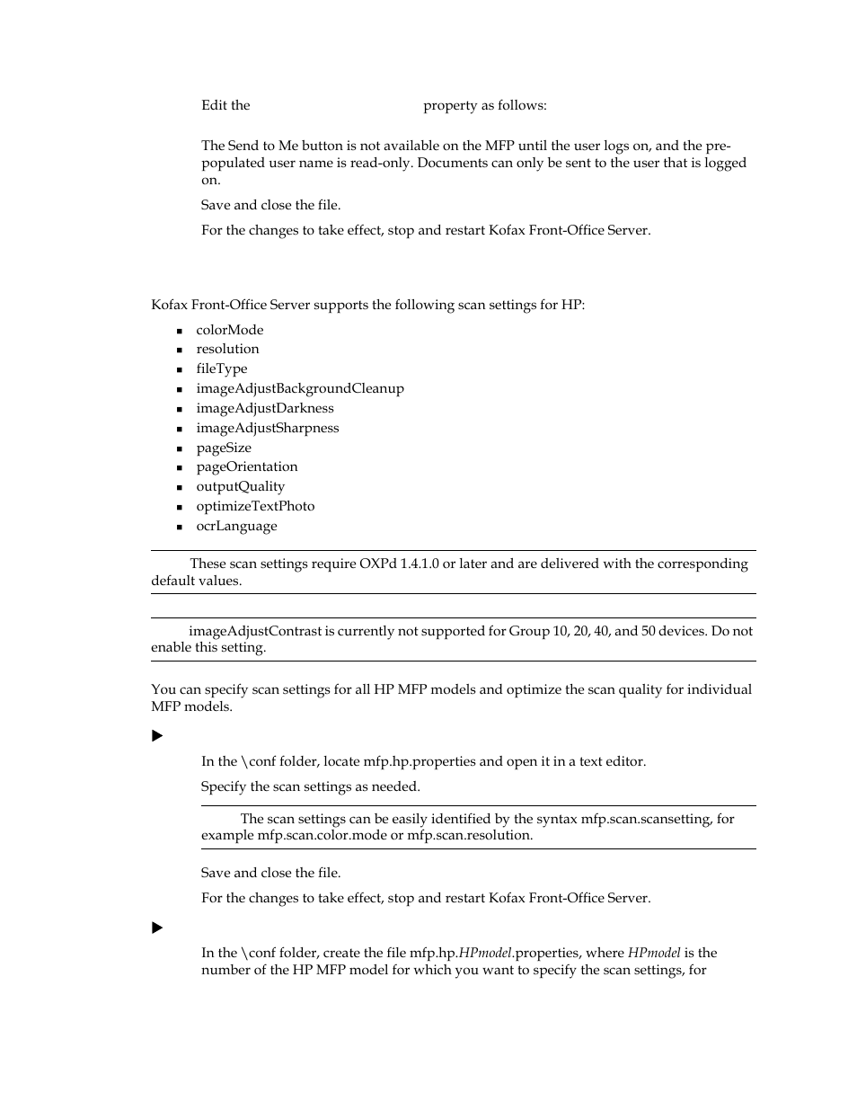 Optimizing the scan quality | Kofax Document Exchange Server 2.5 User Manual | Page 16 / 20