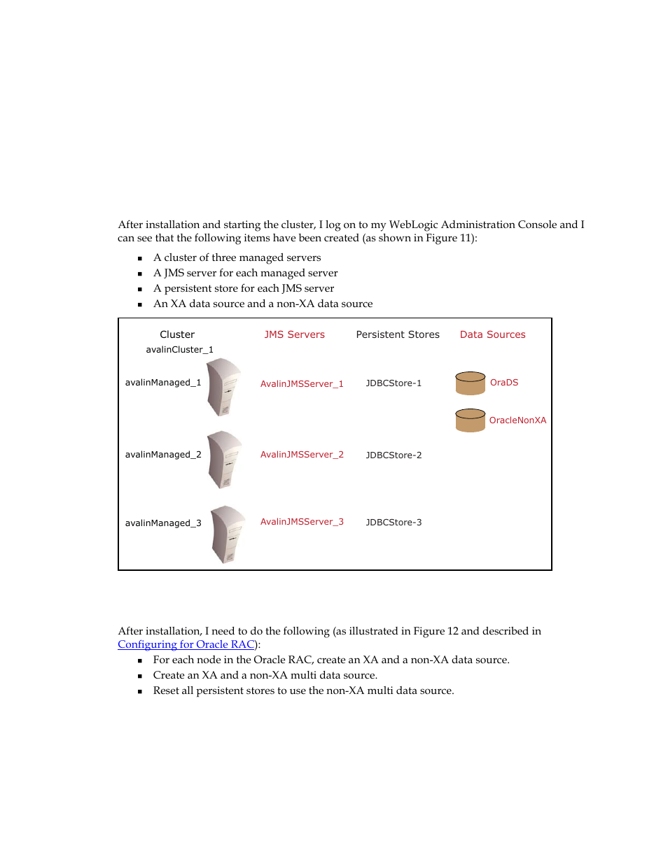 What’s in weblogic administration console, What needs to be done after installation | Kofax Document Exchange Server 2.5 User Manual | Page 39 / 44