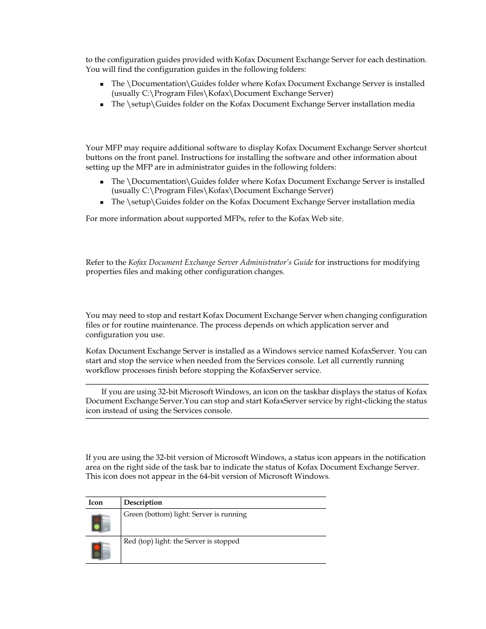 Installing mfp front panel software, Other configuration tasks | Kofax Document Exchange Server 2.5 User Manual | Page 21 / 24