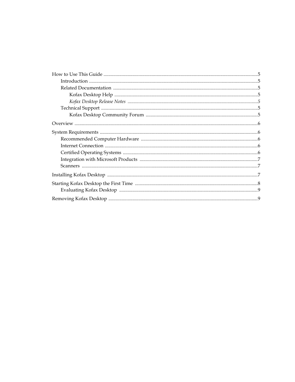 Kofax Desktop 1.0 User Manual | Page 3 / 9
