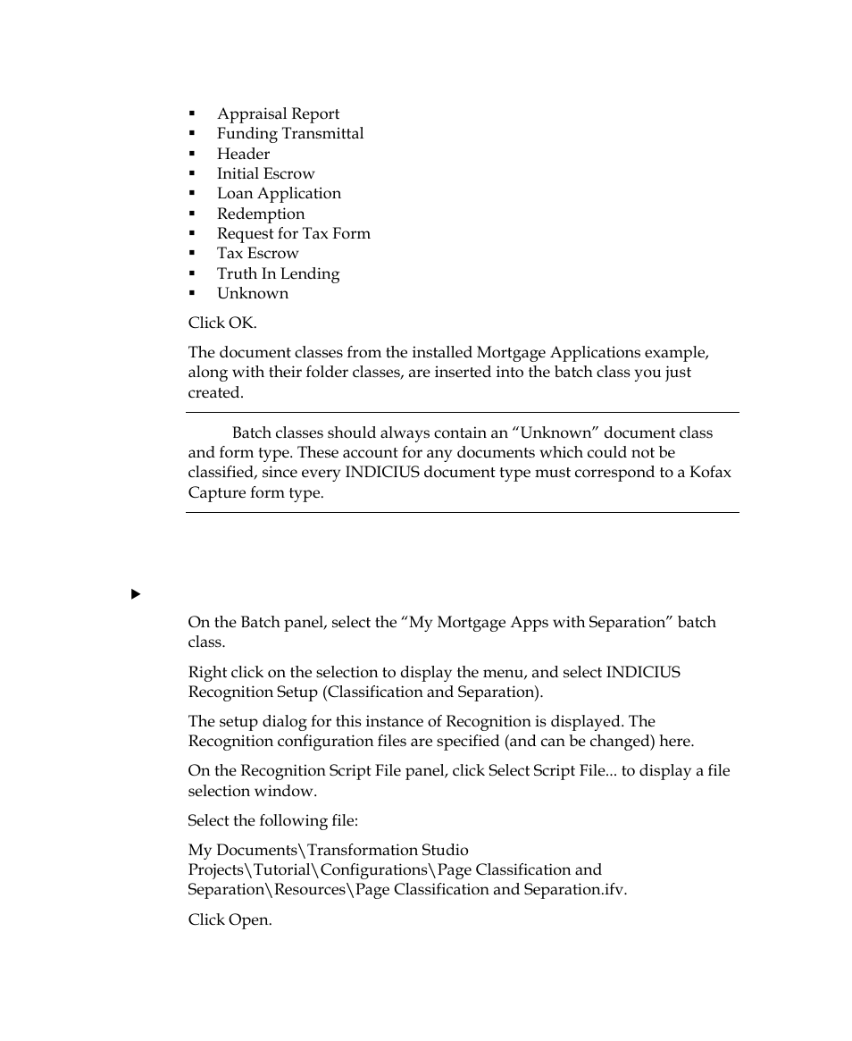Kofax INDICIUS 6.0 User Manual | Page 120 / 124