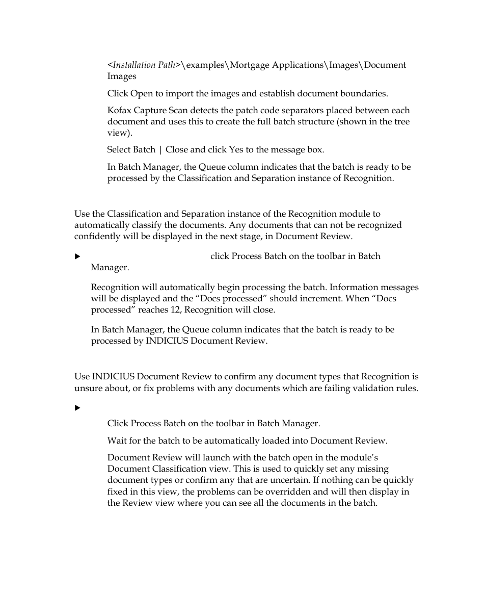 Kofax INDICIUS 6.0 User Manual | Page 26 / 124