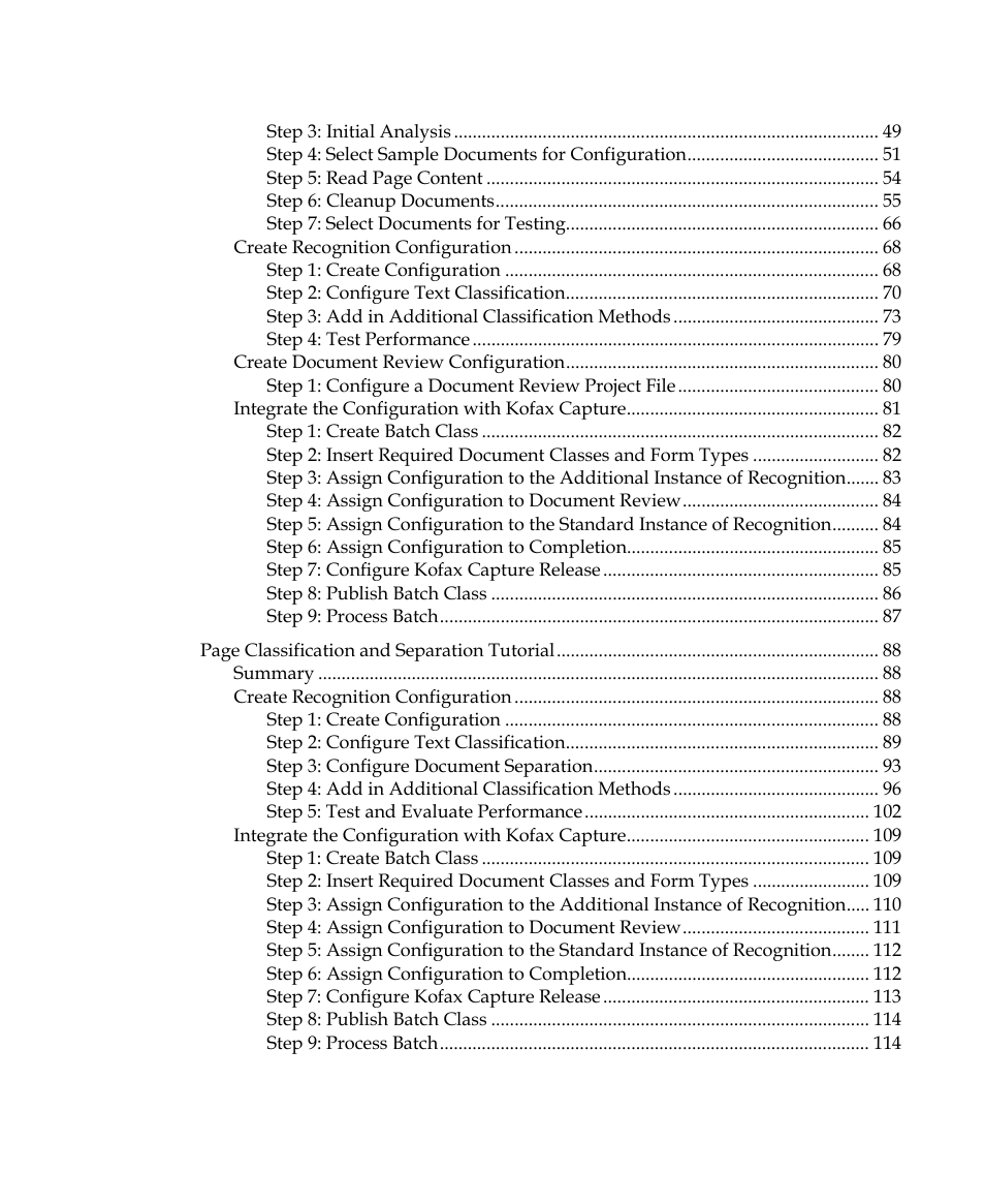 Kofax INDICIUS 6.0 User Manual | Page 5 / 124