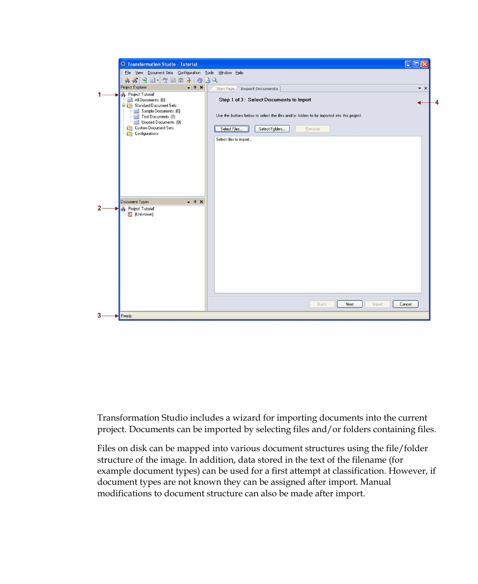 Step 2: import documents | Kofax INDICIUS 6.0 User Manual | Page 53 / 124