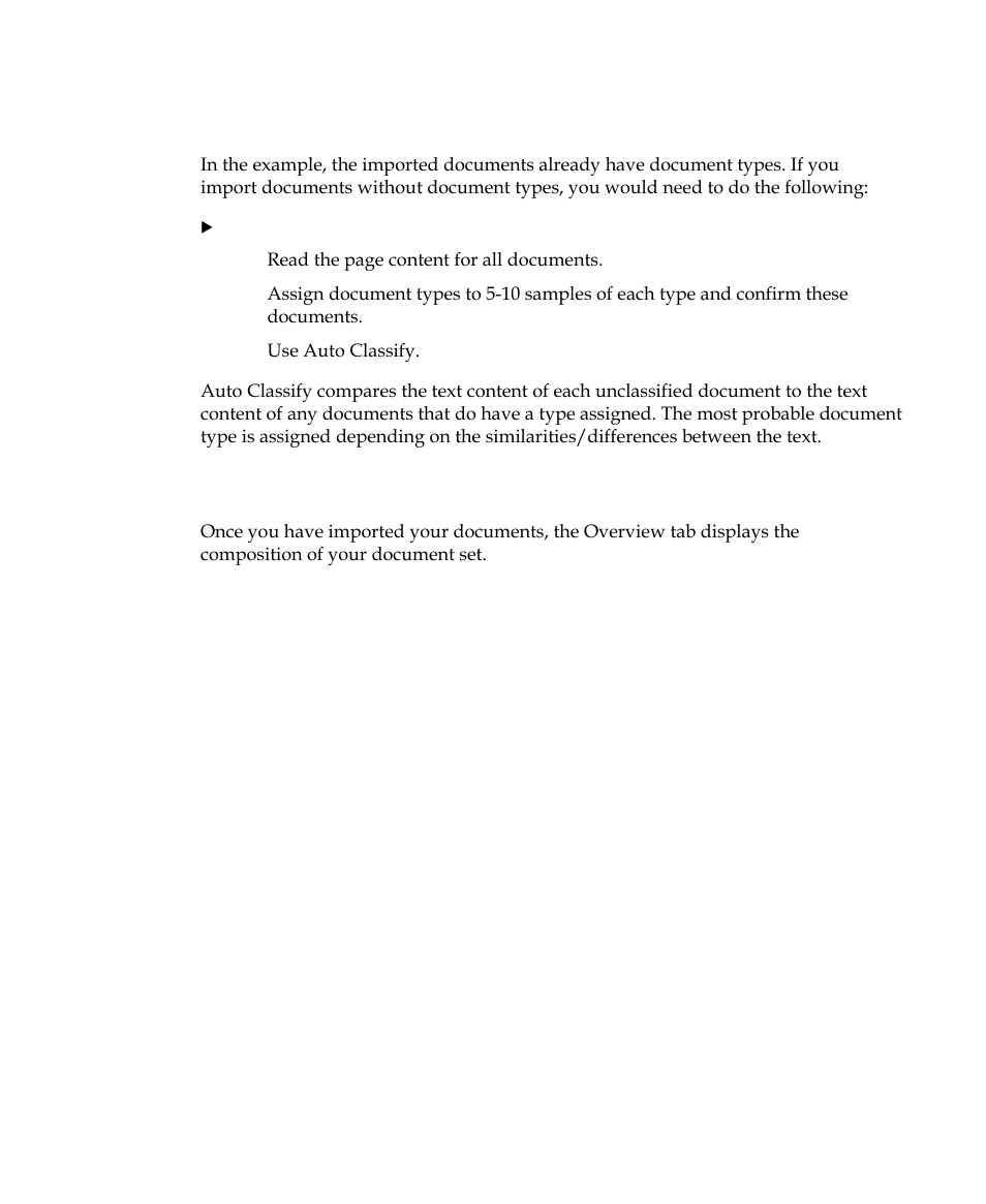 Step 3: initial analysis | Kofax INDICIUS 6.0 User Manual | Page 59 / 124