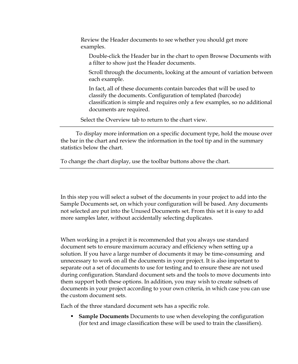 Step 4: select sample documents for configuration | Kofax INDICIUS 6.0 User Manual | Page 61 / 124