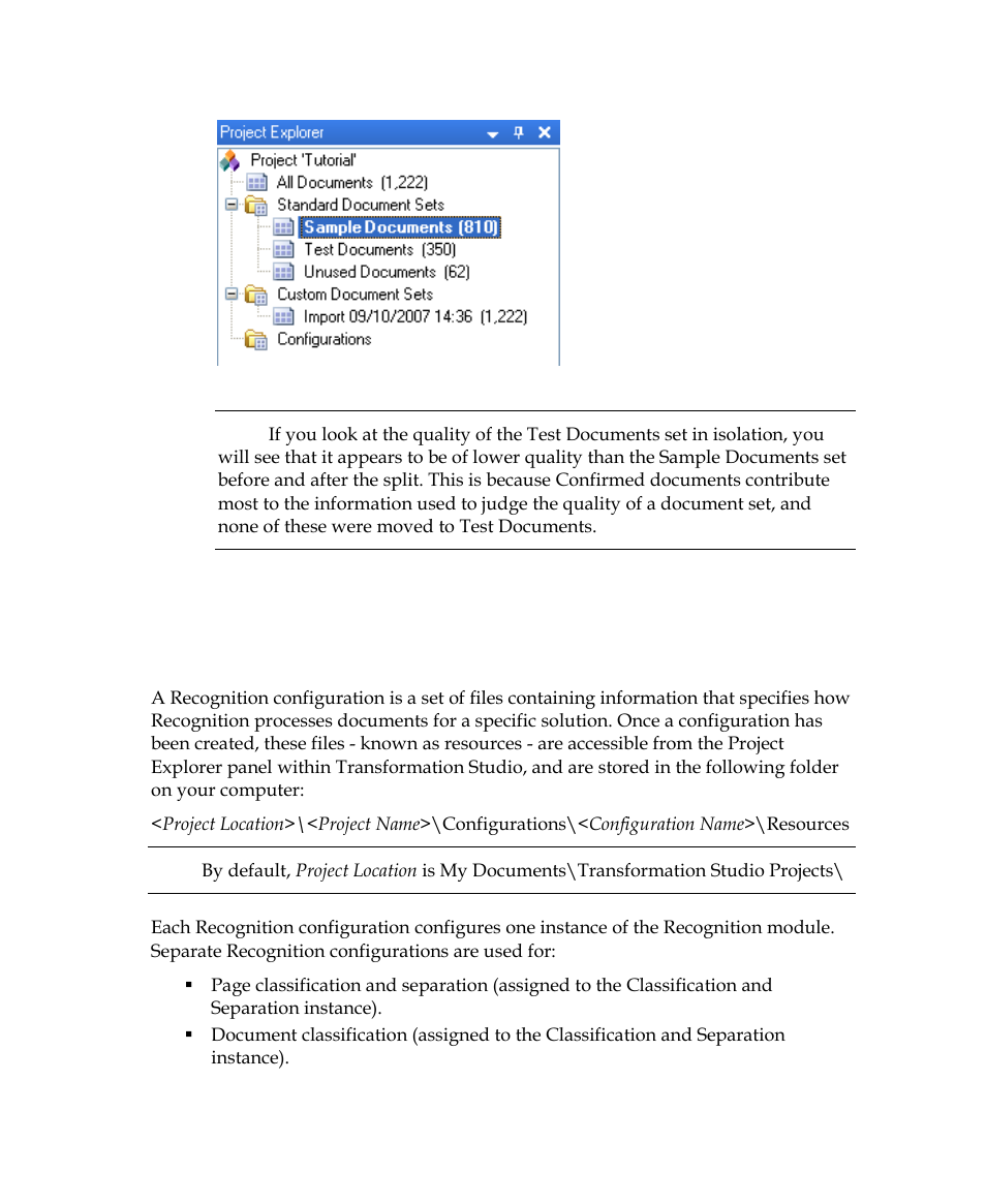 Create recognition configuration, Step 1: create configuration | Kofax INDICIUS 6.0 User Manual | Page 78 / 124