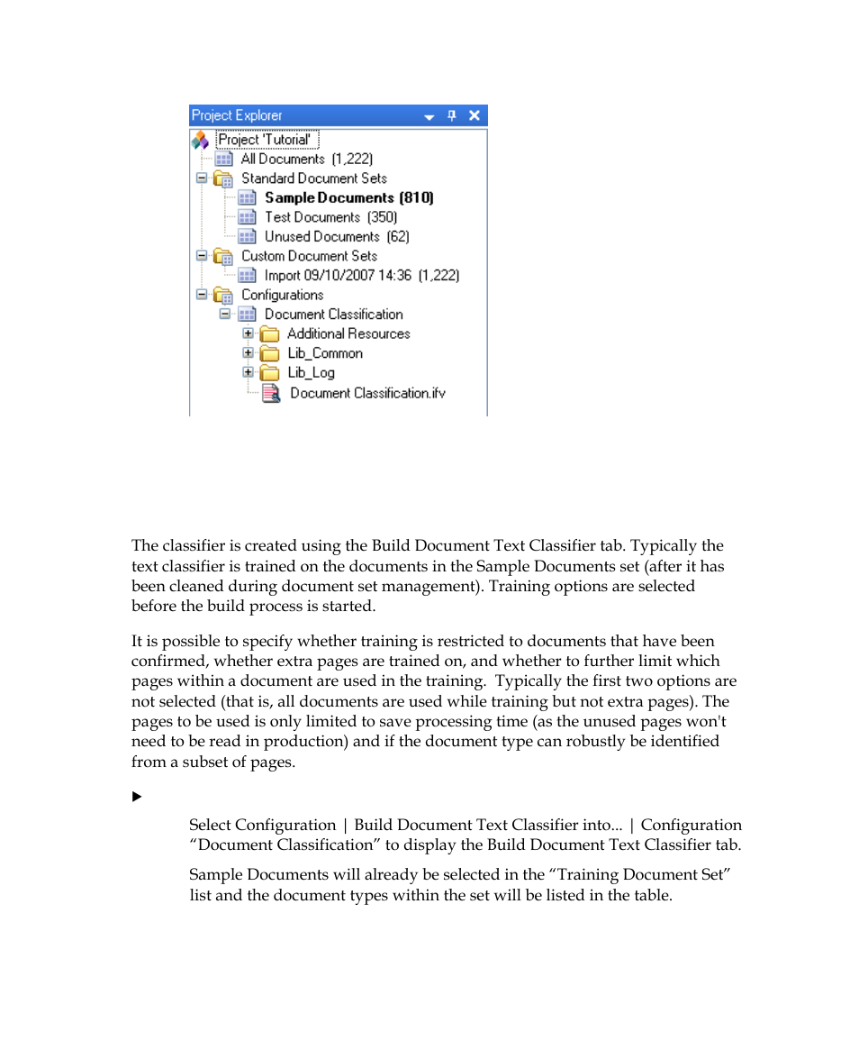 Step 2: configure text classification, Crea | Kofax INDICIUS 6.0 User Manual | Page 80 / 124