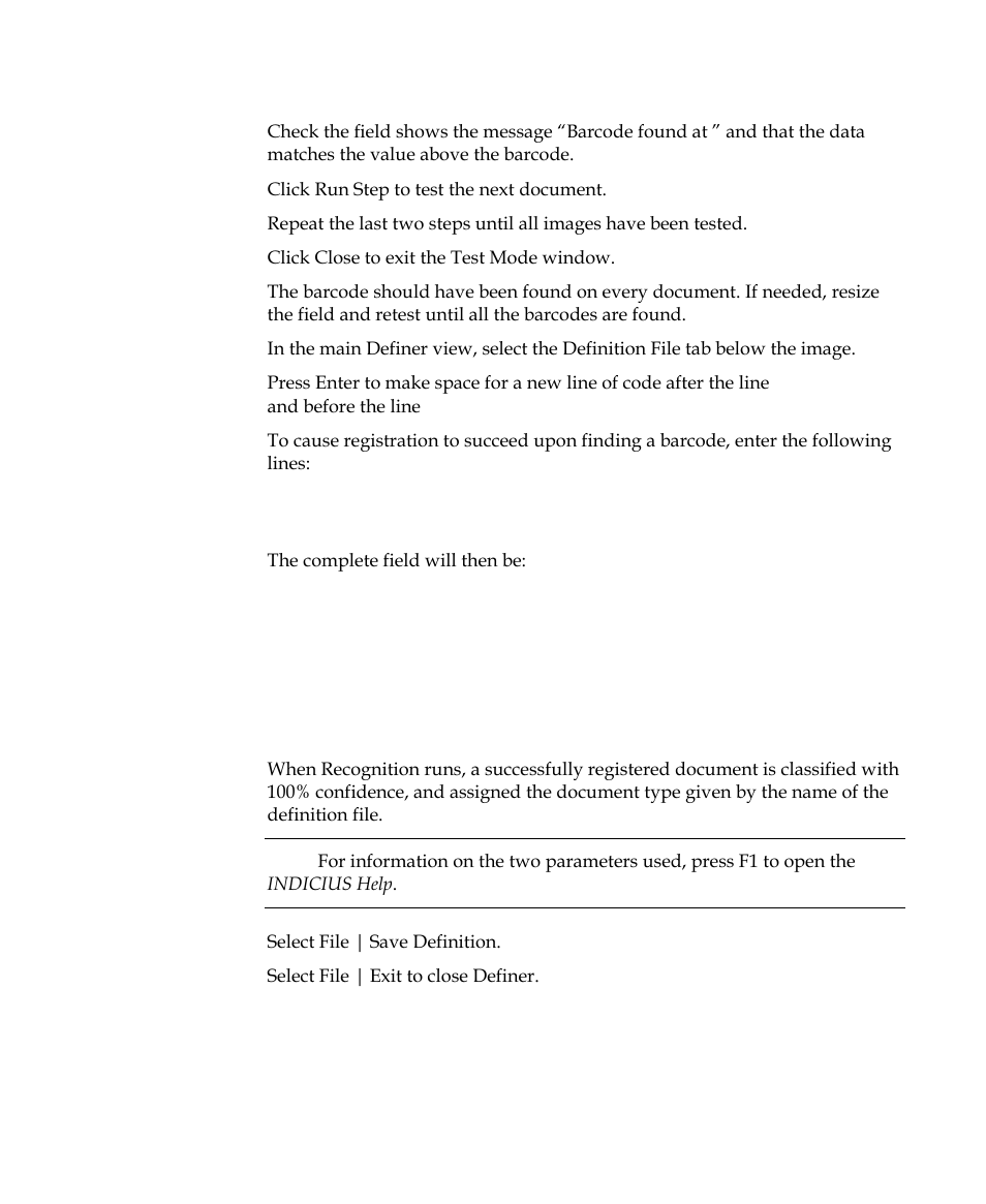 Kofax INDICIUS 6.0 User Manual | Page 87 / 124