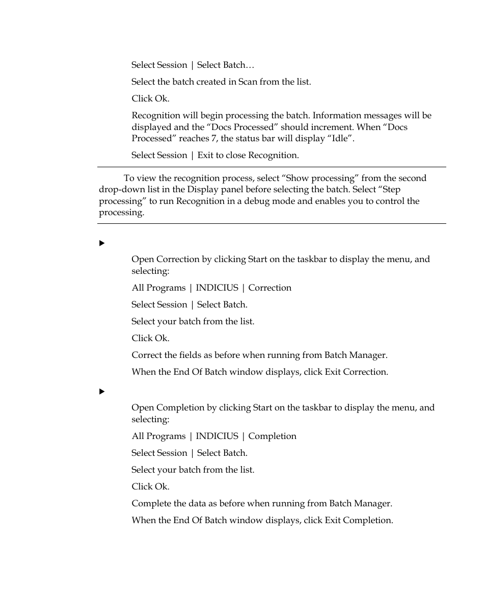 Kofax INDICIUS 6.0 User Manual | Page 31 / 104