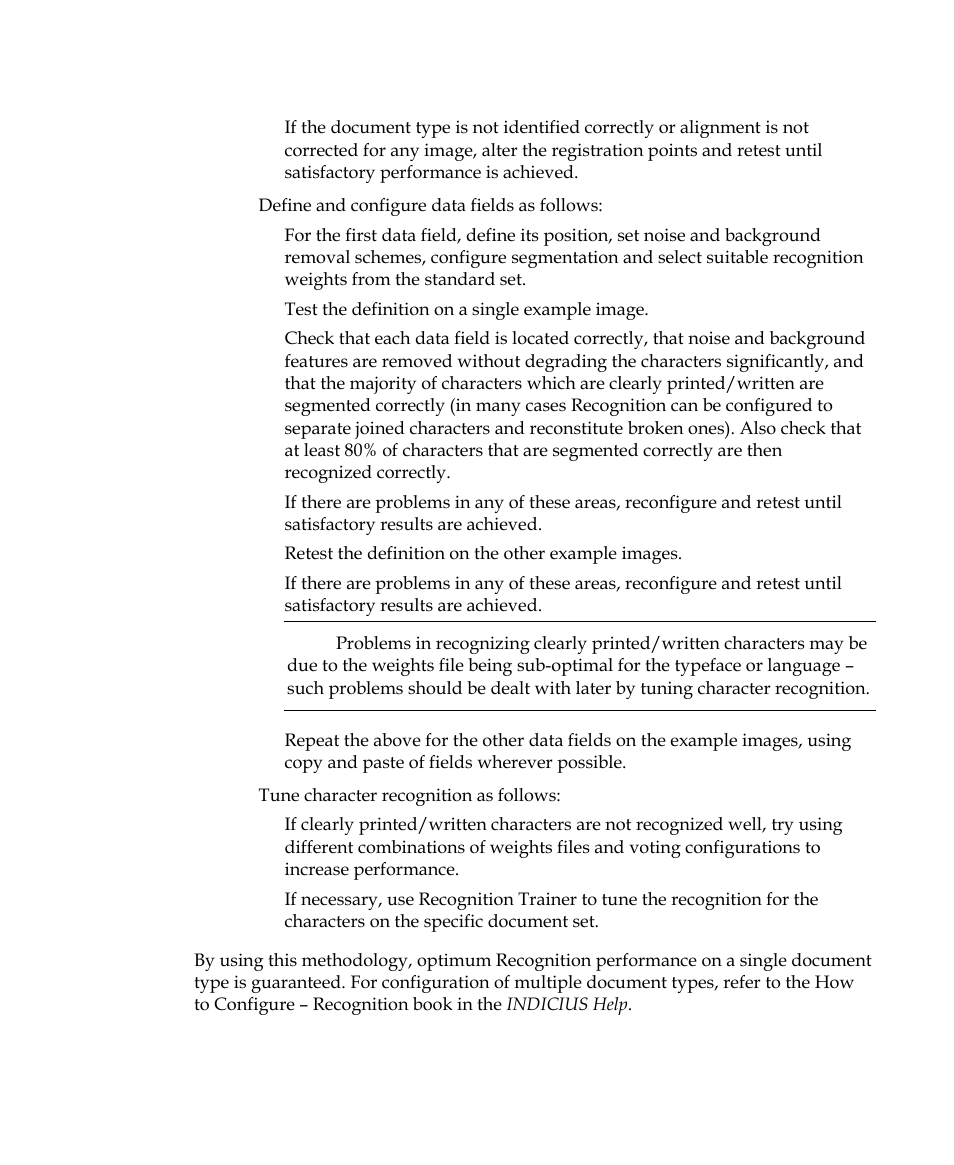 Kofax INDICIUS 6.0 User Manual | Page 41 / 104