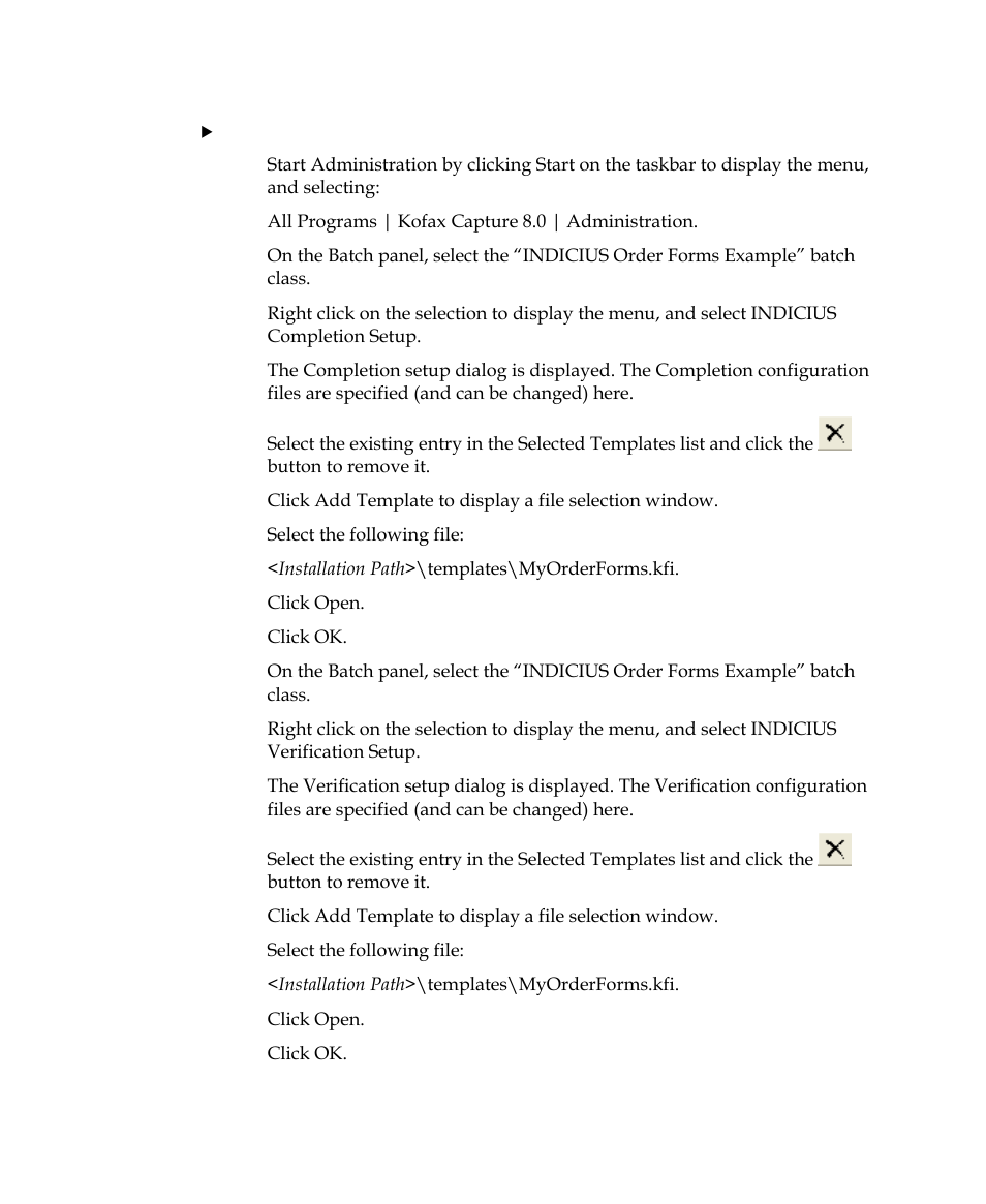 Kofax INDICIUS 6.0 User Manual | Page 99 / 104