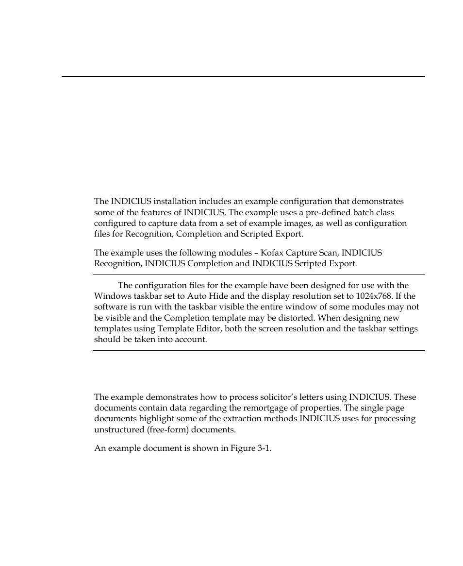 Processing tutorial, The solicitors’ letters example, The example documents | Chapter 3 | Kofax INDICIUS 6.0 User Manual | Page 19 / 105