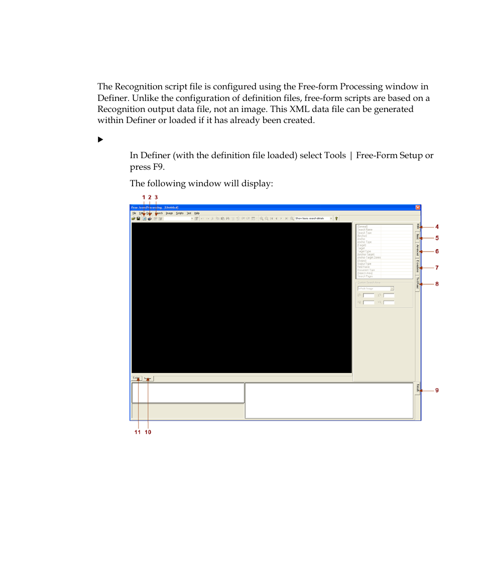 Creating the recognition script file | Kofax INDICIUS 6.0 User Manual | Page 43 / 105